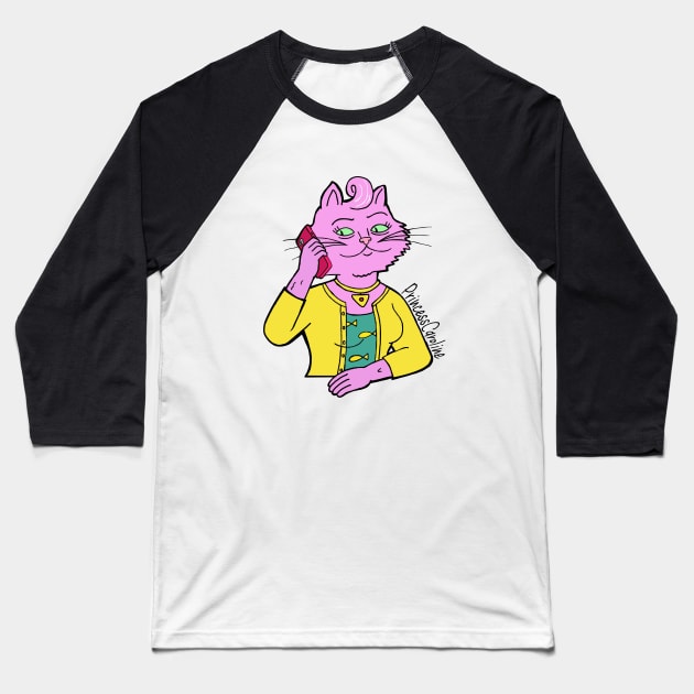 Princess Caroline Baseball T-Shirt by RobyL